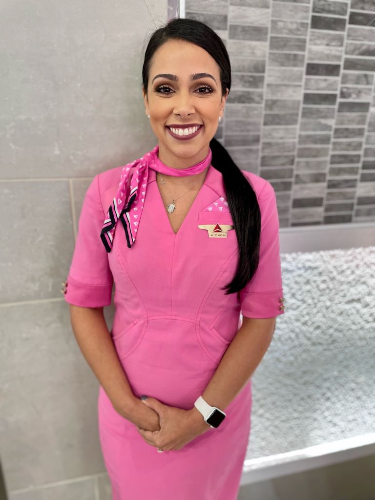 Delta flight attendant helps grieving customer