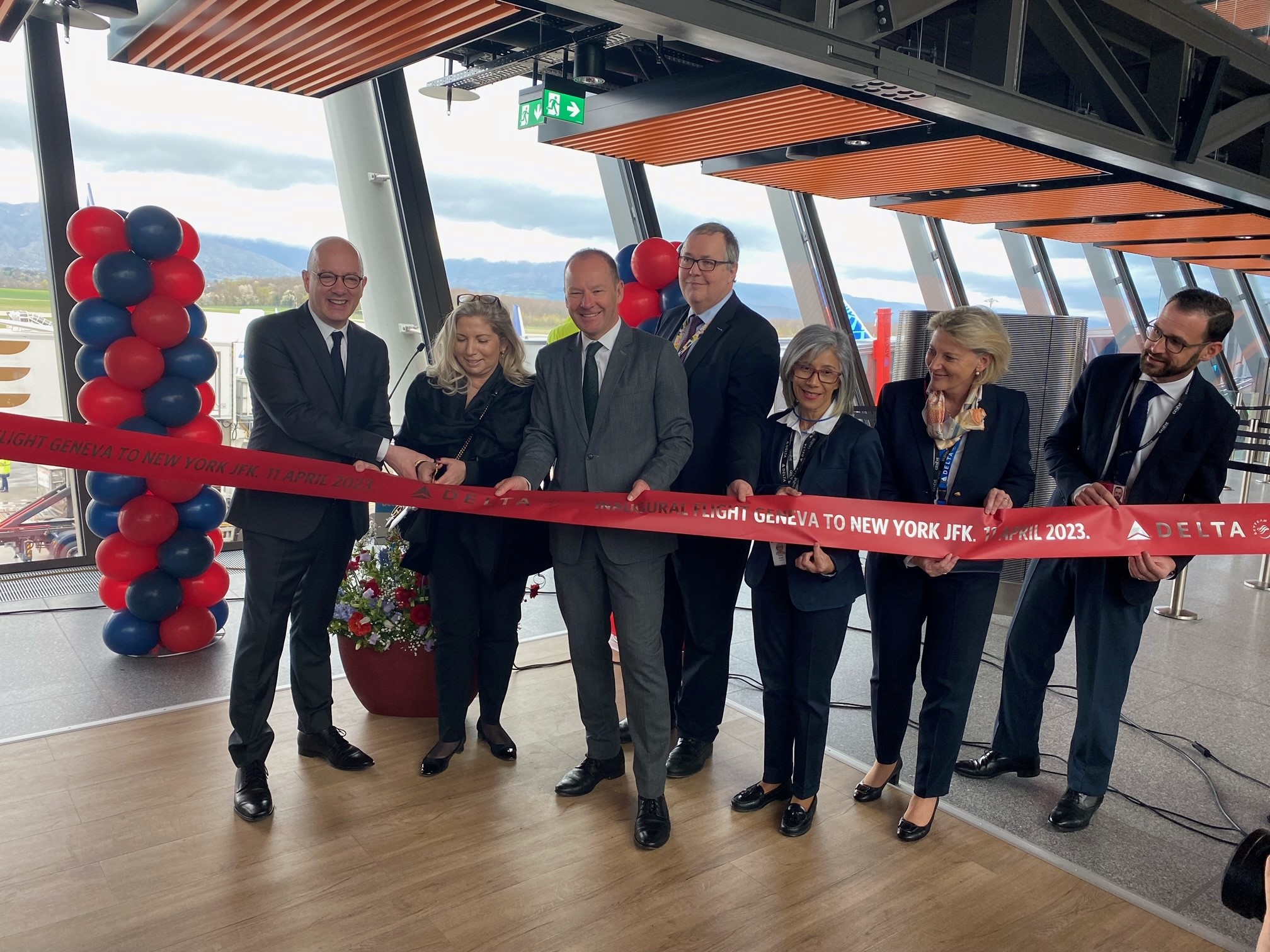 Geneva-JFK-Ribbon Cutting